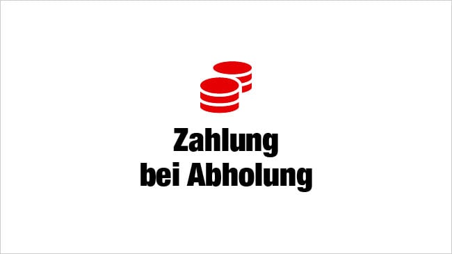 Zahlung bei Abholung